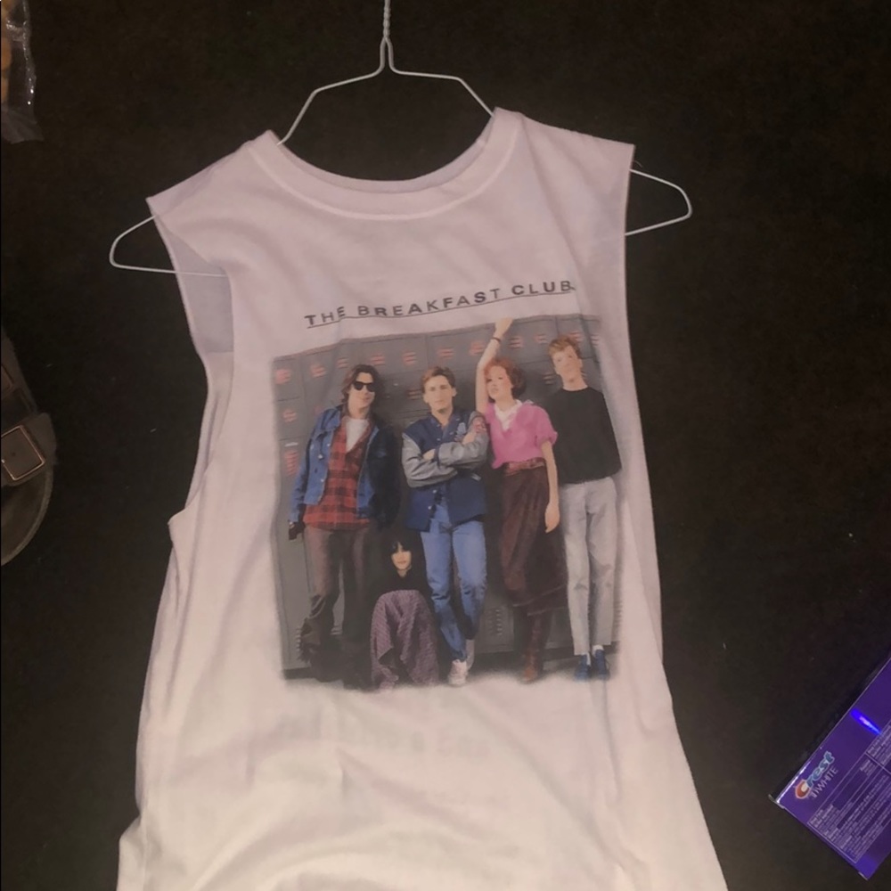 Breakfast club cut off tank